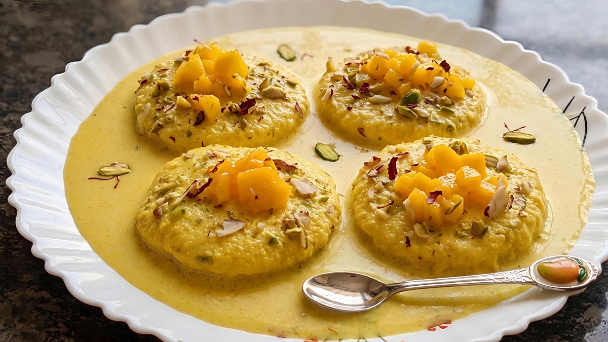No-Cook Mango Rasmalai Recipe | 5-Minute Easy Dessert