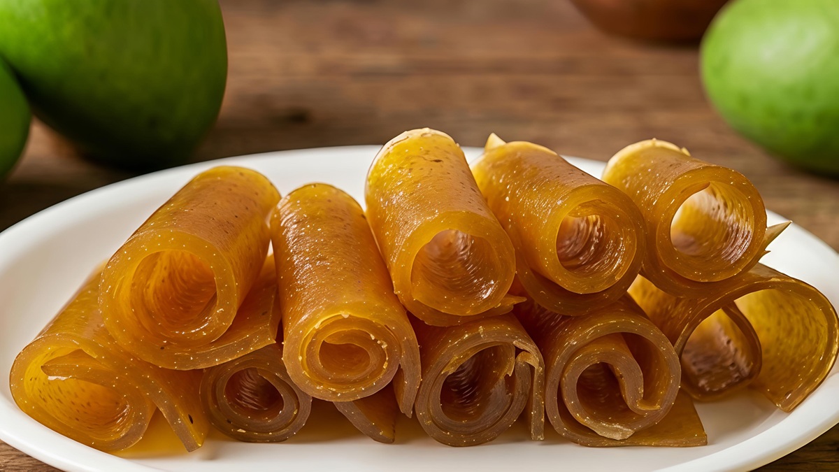 Instant Kachcha Aam Papad Recipe | Homemade Tangy Mango Fruit Leather